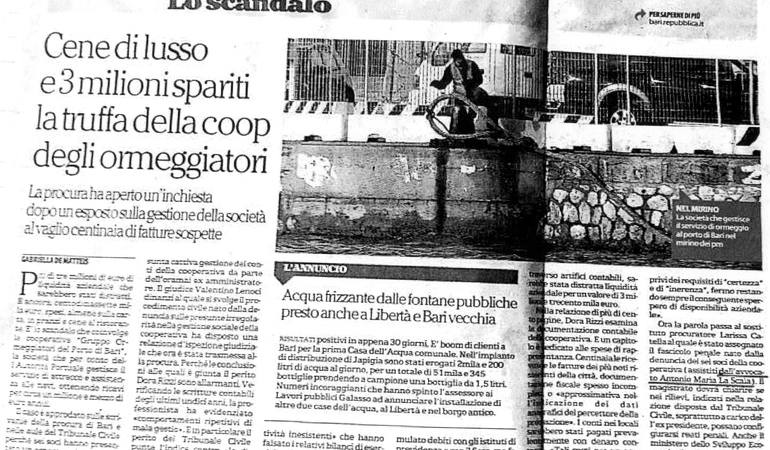 Cene di lusso e 3 milioni spariti la truffa della coop degli ormeggiatori. La Procura ha aperto un'inchiesta dopo un esposto sulla gestione dealla società. Al vaglio centinaia di fatture sospette