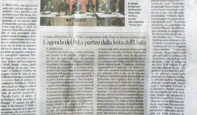 Il caso delle strutture preposte alla gestione dei minori affetti da disabilità fisiche, psichiche e problemi con gli stupefacenti.