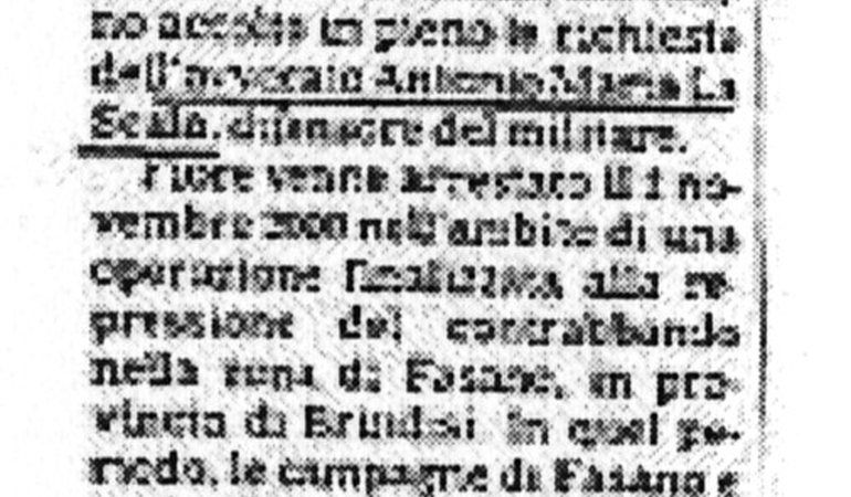 L'accusa: Corruzione. Carabiniere assolto dopo 9 anni