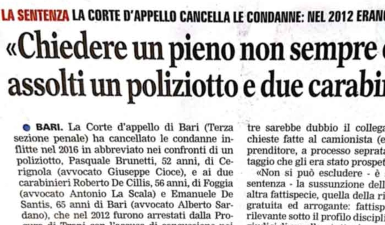 Chiedere il pieno di carburante non sempre è un reato