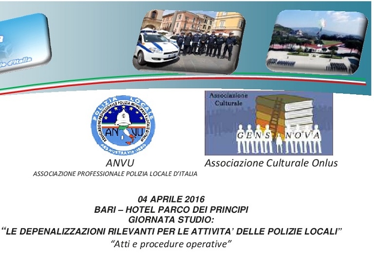 1 Le depenalizzazioni rilevanti per le attività delle polizie locali
