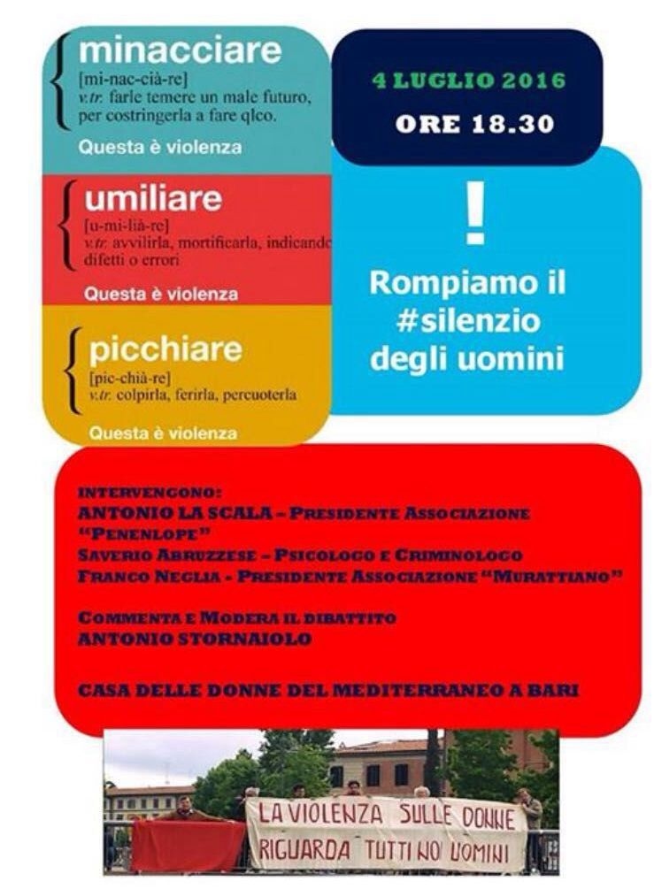 1 Rompiamo il silenzio degli uomini