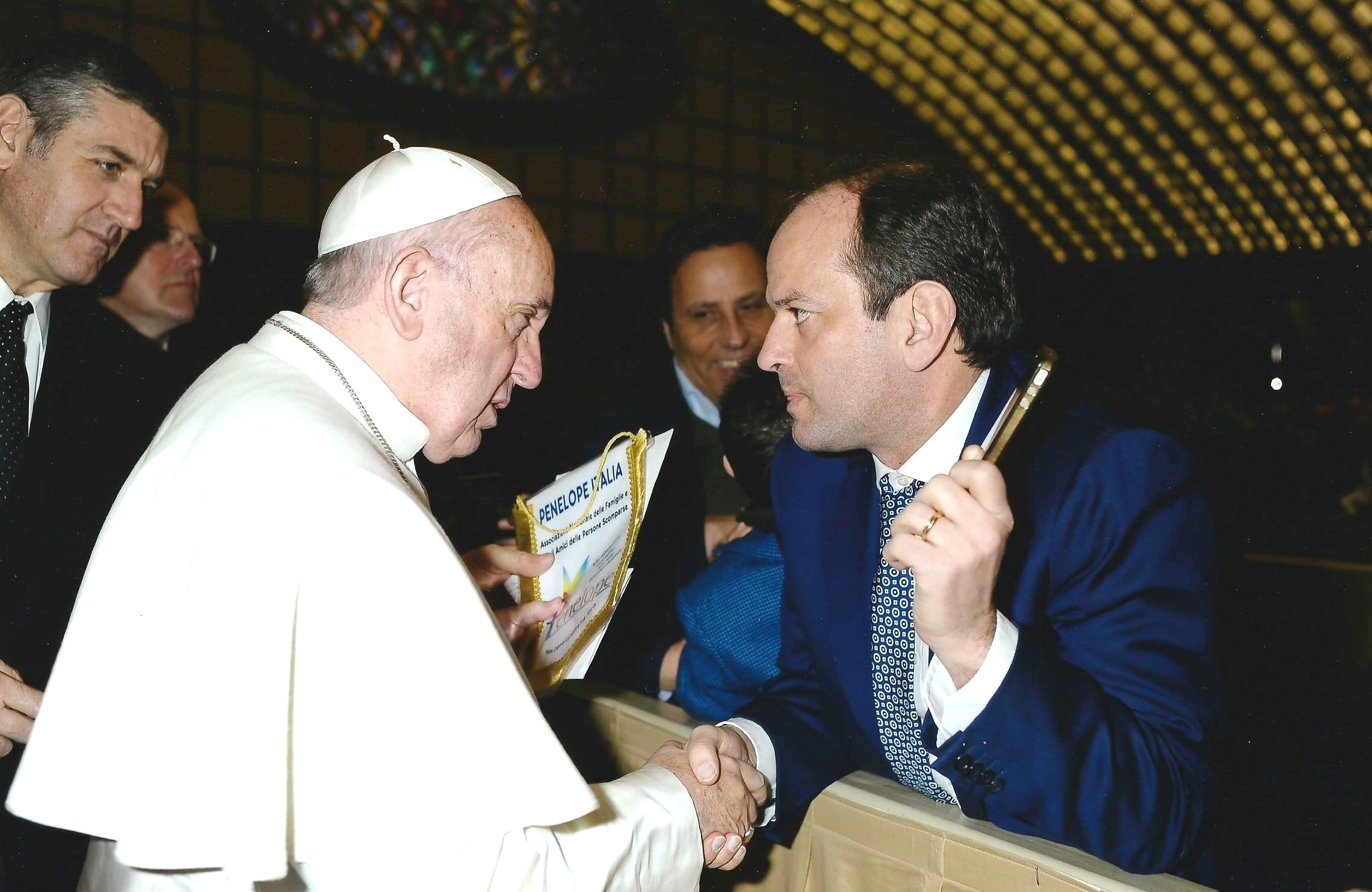 1 L'Avv. La Scala incontra Papa Francesco